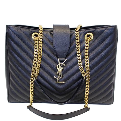 bolso shopper yves saint laurent|yves saint laurent black purse.